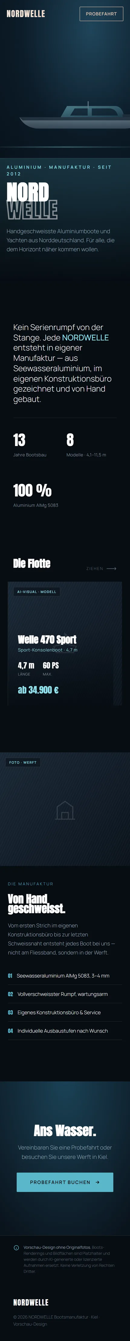 Nordwelle — mobile Ansicht