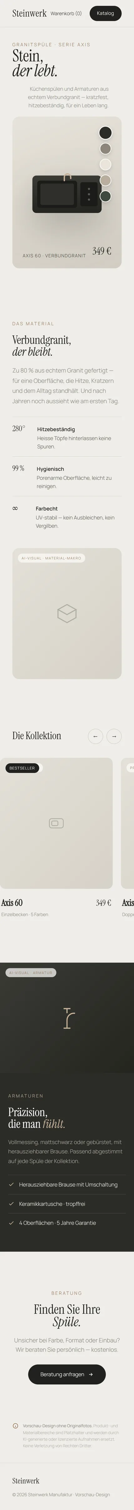 Steinwerk — mobile Ansicht